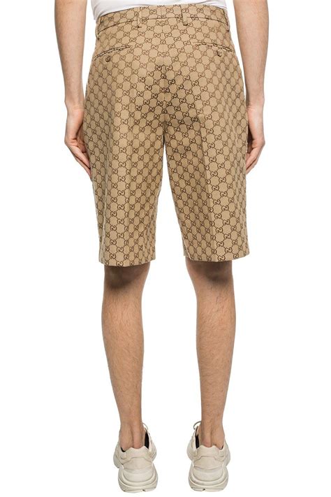 brown gucci shorts